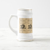 1820 antiek schedel bierpul (Links)
