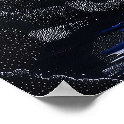 1821 Cosmic Surrealist Dreamscape Poster (Hoek)