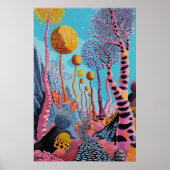 1822 Cosmic Surrealist Dreamscape Poster (Voorkant)