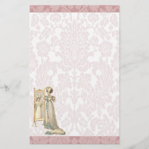 1822 Regency Era Court Dress Briefpapier