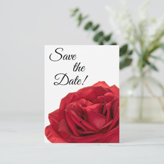 1822 - Rode rozen Briefkaart (Staand voorkant)