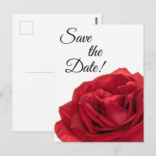 1822 - Rode rozen Briefkaart (Voorkant / Achterkant)