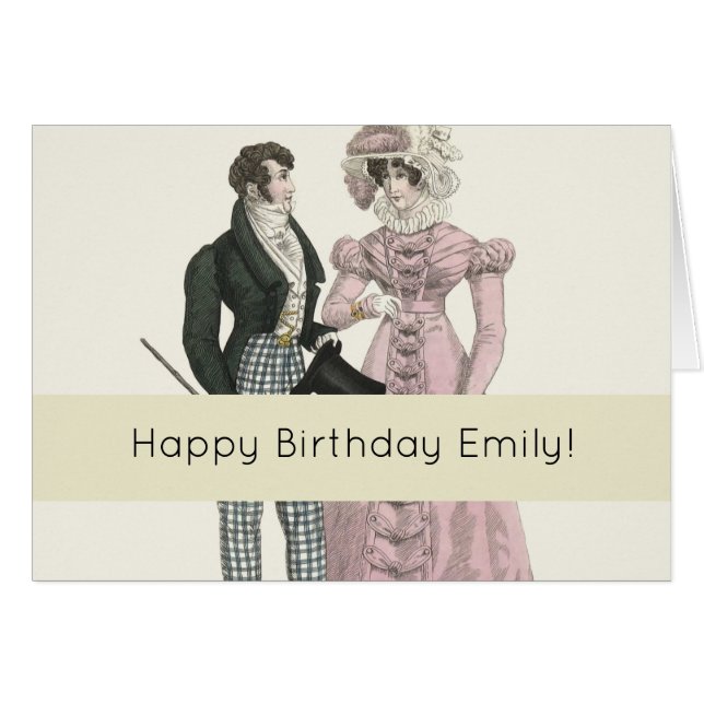 1823 Antiek bruiloft Man Vrouw Mode (Voorkant Horizontaal)