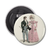 1823 Antiek bruiloft Man Vrouw Mode Button Flesopener (Voorkant)