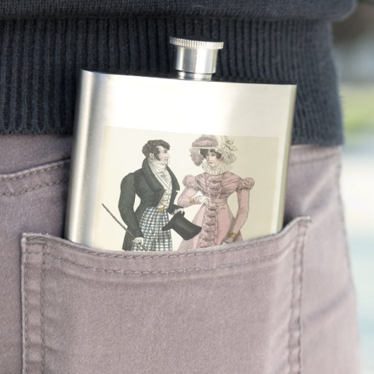 1823 Antiek bruiloft Man Vrouw Mode Flacon (Voorbeeld)