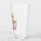 1823 Antiek bruiloft Man Vrouw Mode Glas (Links)