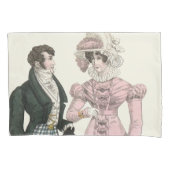 1823 Antiek bruiloft Man Vrouw Mode Kussensloop (Voorkant)