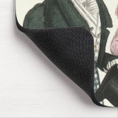 1823 Antiek bruiloft Man Vrouw Mode Muismat (Hoek)