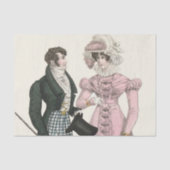 1823 Antiek bruiloft Man Vrouw Mode Tissuepapier (Voorkant)
