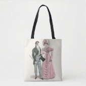 1823 Antiek bruiloft Man Vrouw Mode Tote Bag (Voorkant)