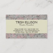 1823 Antiek bruiloft Man Vrouw Mode Visitekaartje (Achterkant)