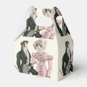 1823 Antieke Bruiloft Man Vrouw Mode Bedankdoosjes (Voorkant Zijde)