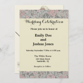 1823 Antieke Trouw Man Vrouw Mode Kaart (Voorkant / Achterkant)