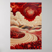 1823 Cosmic Surrealist Dreamscape Poster (Voorkant)