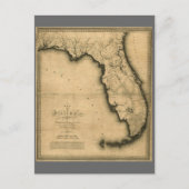 1823 Kaart van Florida (Voorkant)