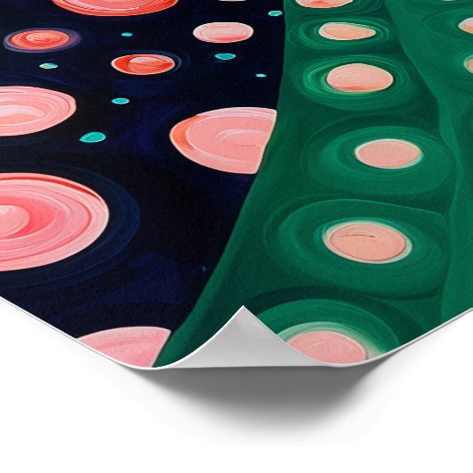 1824 Cosmic Surrealist Dreamscape Poster (Hoek)