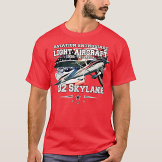 182 Skylane Light Utility vliegtuig T-shirt
