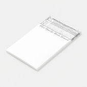 1830 Census FPPP Post-its Post-it® Notes (Schuin)