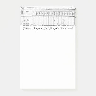 1830 Census FPPP Post-its Post-it® Notes