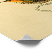  1830 Hummingbird Print Oranje (Hoek)