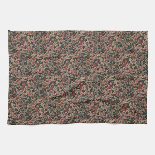 1830s Floral Roller Gedrukte katoen Theedoek (Horizontaal)