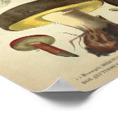 1831 paddenstoel Variety Gellow Brown Print (Hoek)