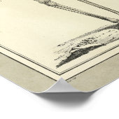  1831 Skeletanatomie Afdrukken Poster (Hoek)