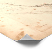 1833 -armspieren Afdrukken Poster (Hoek)