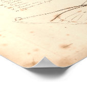 1833 -armspieren Afdrukken Poster (Hoek)