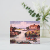 1833 Chicago Frontier Briefkaart (Staand voorkant)