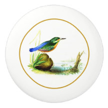 1833 Liverpool Archief | Ijsvogel Keramische Knop