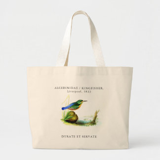 1833 Liverpool Archief | Kingfisher Jumbo Canvas Grote Tote Bag