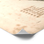 1833 Spierspier met  peetanatomie Afdrukken Poster (Hoek)