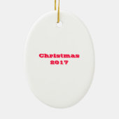 18346 Kerstmis Keramisch Ornament (Achterkant)