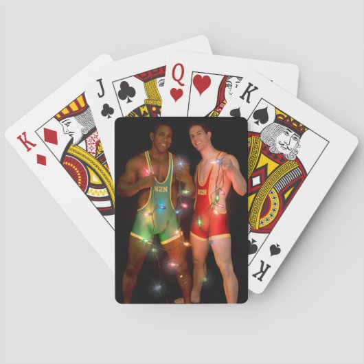 18346 Kerstmis Speelkaarten (Achterkant)