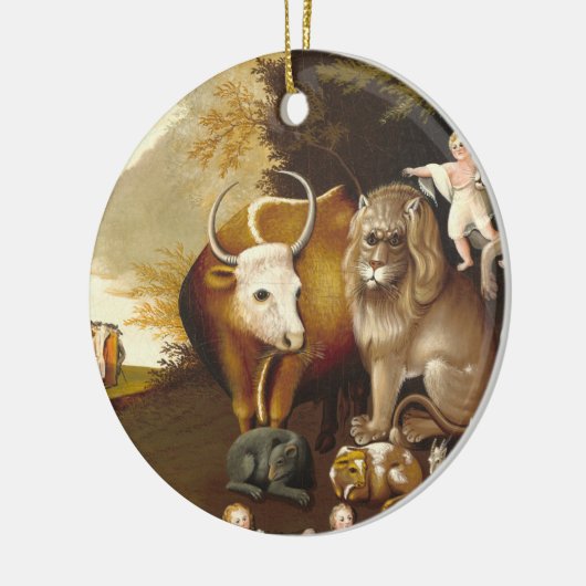 1834 Schaalbaar Koninkrijk Keramisch Ornament (Links)