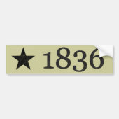 1836 BUMPERSTICKER (Voorkant)