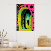 1837 Heroïsche figuur in Archway Poster (Keuken)