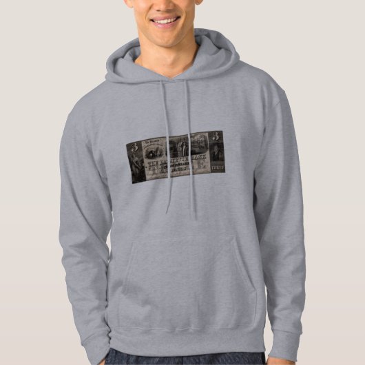 1837 Lafayette Bank Drie dollar Hoodie (Voorkant)