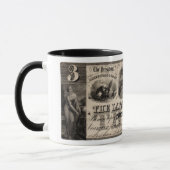 1837 Lafayette Bank Drie dollar Mok (Links)