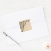 183 Arbeidskrachten, industrie Vierkante Sticker (Envelop)
