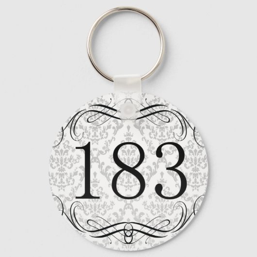 183 Netnummer Sleutelhanger (Voorkant)