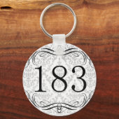 183 Netnummer Sleutelhanger (Voorkant)