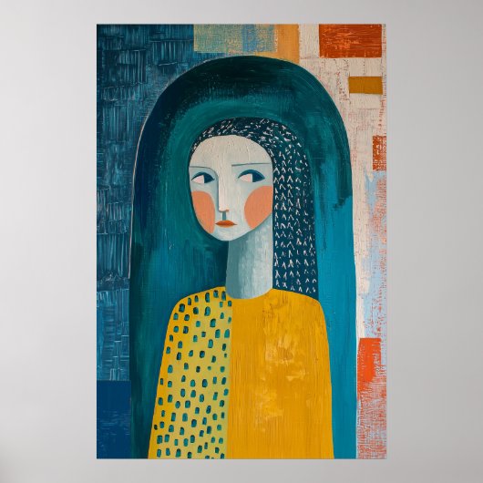 1840 Heroïsche figuur in Archway Poster (Voorkant)