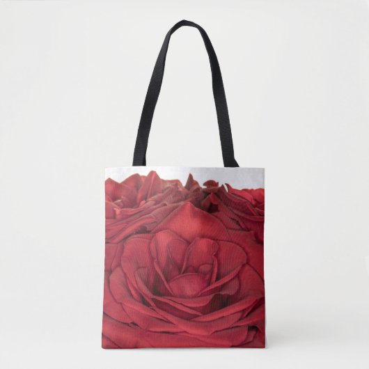 1840 - Rode bruiloft Rozen Tote Bag (Voorkant)