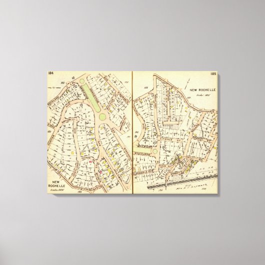 184185 Nieuwe Rochelle Canvas Afdruk (Voorkant)