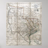 1841 Republiek Texas Poster (Voorkant)