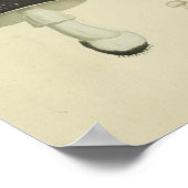  1841 Rode Gele Paddenstoelen Kunst Afdrukken Poster (Hoek)