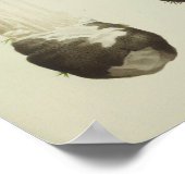  1841 Rode Petten — Paddenstoelen Kunst afdrukken Poster (Hoek)