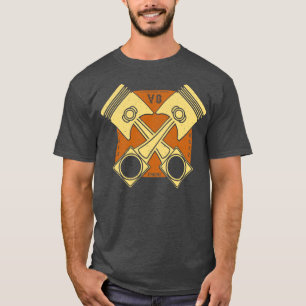 18436572 V8 , met teruggeduwde onderdruk T-shirt